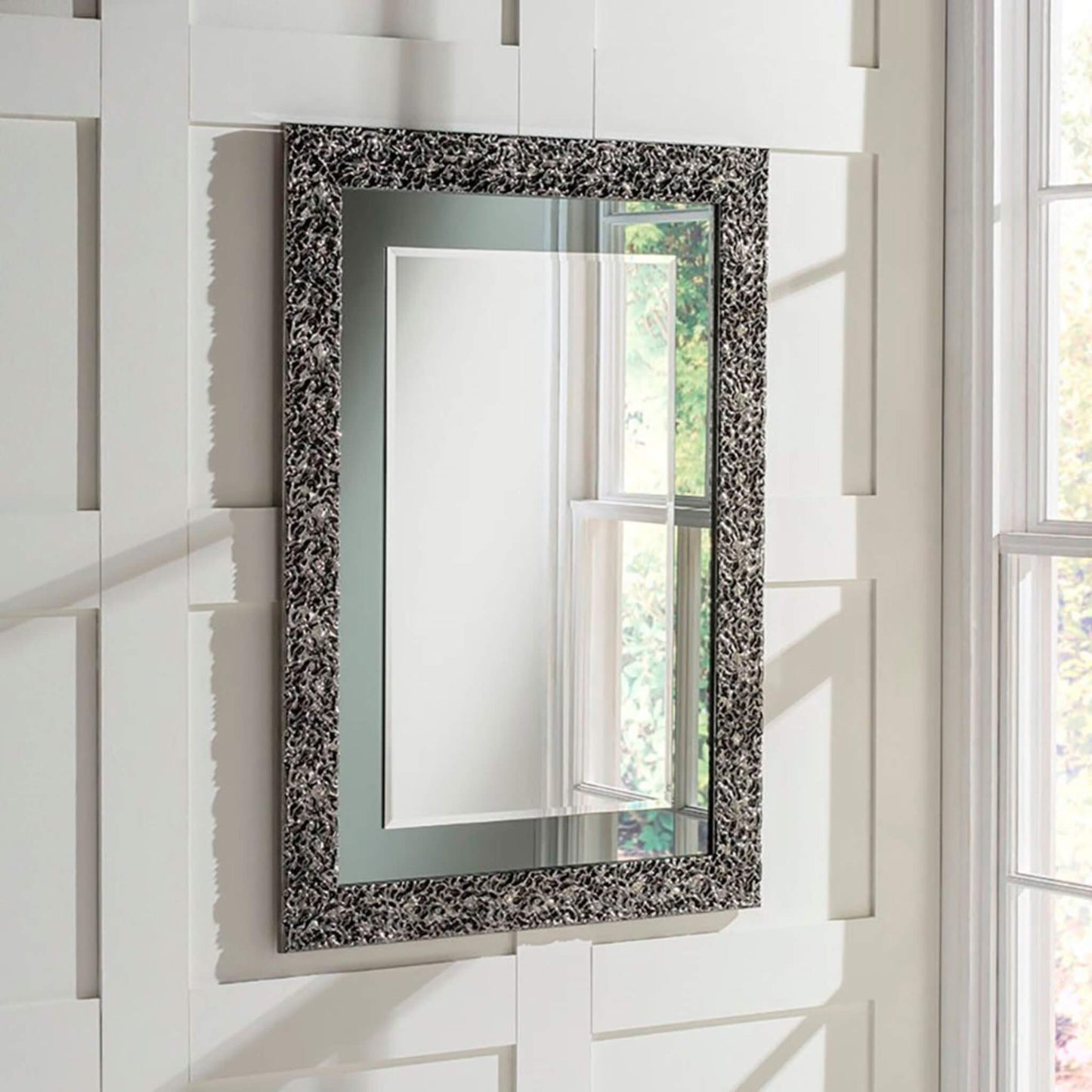 Elegant Vesuvio Grey Laca Mirror Range