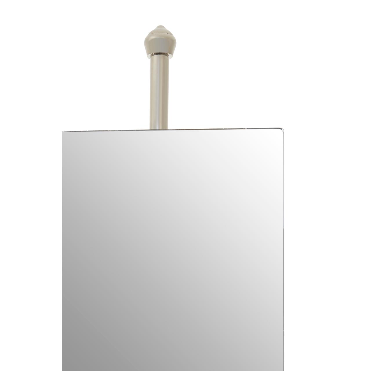 Luxury Full-Length Rectangular Dressing Mirror - Close-up of the top.
