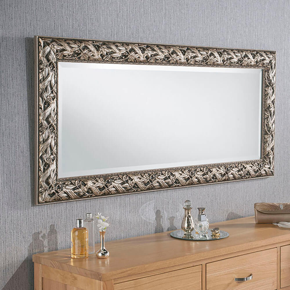 Sherwood Wall Mirror in Silver and Champagne