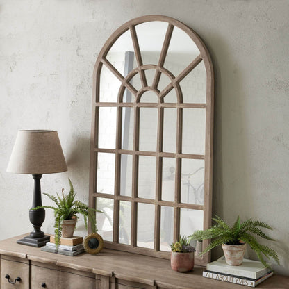 Paned Grace Arched Mirror in Room