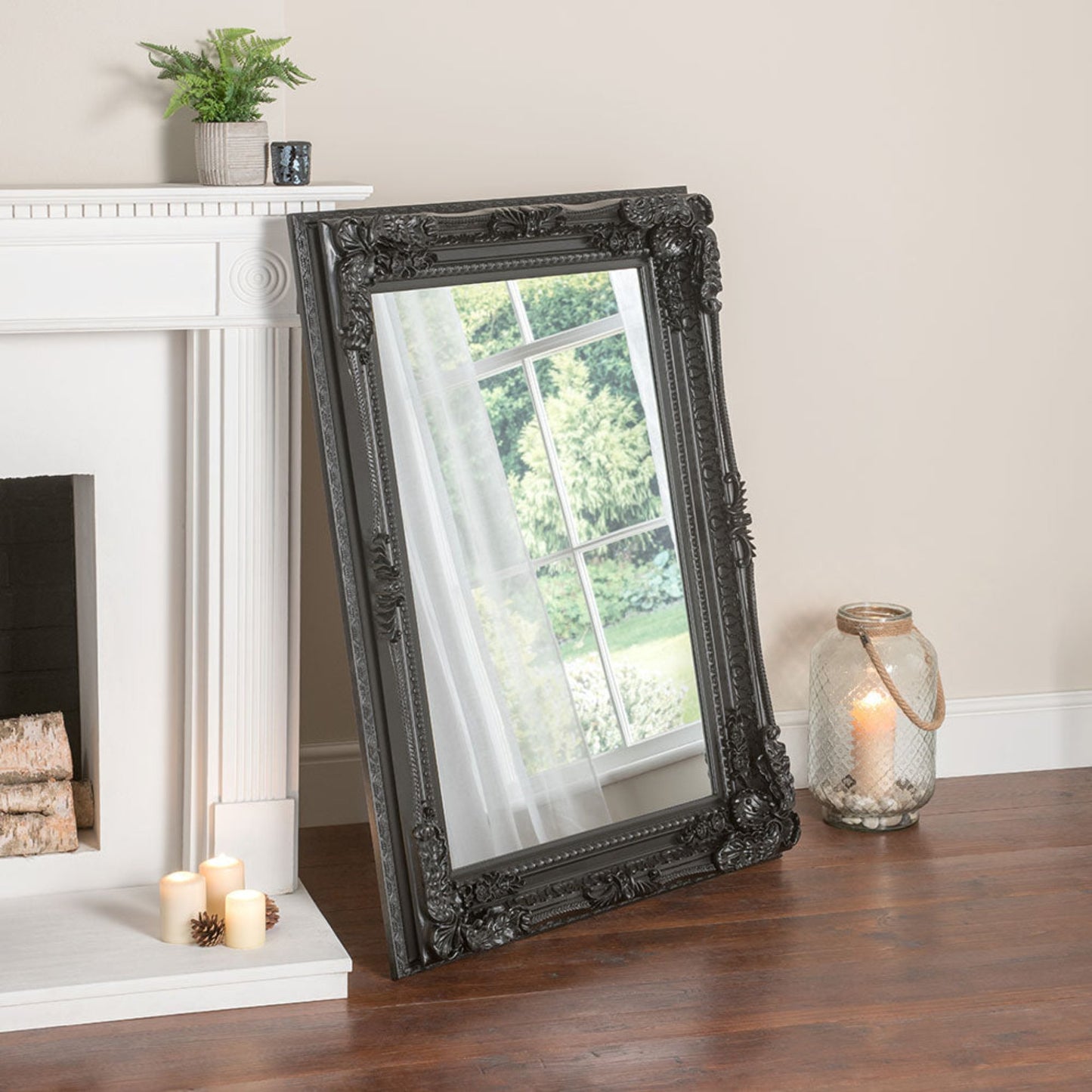 Chantelle Baroque Mirror in Black