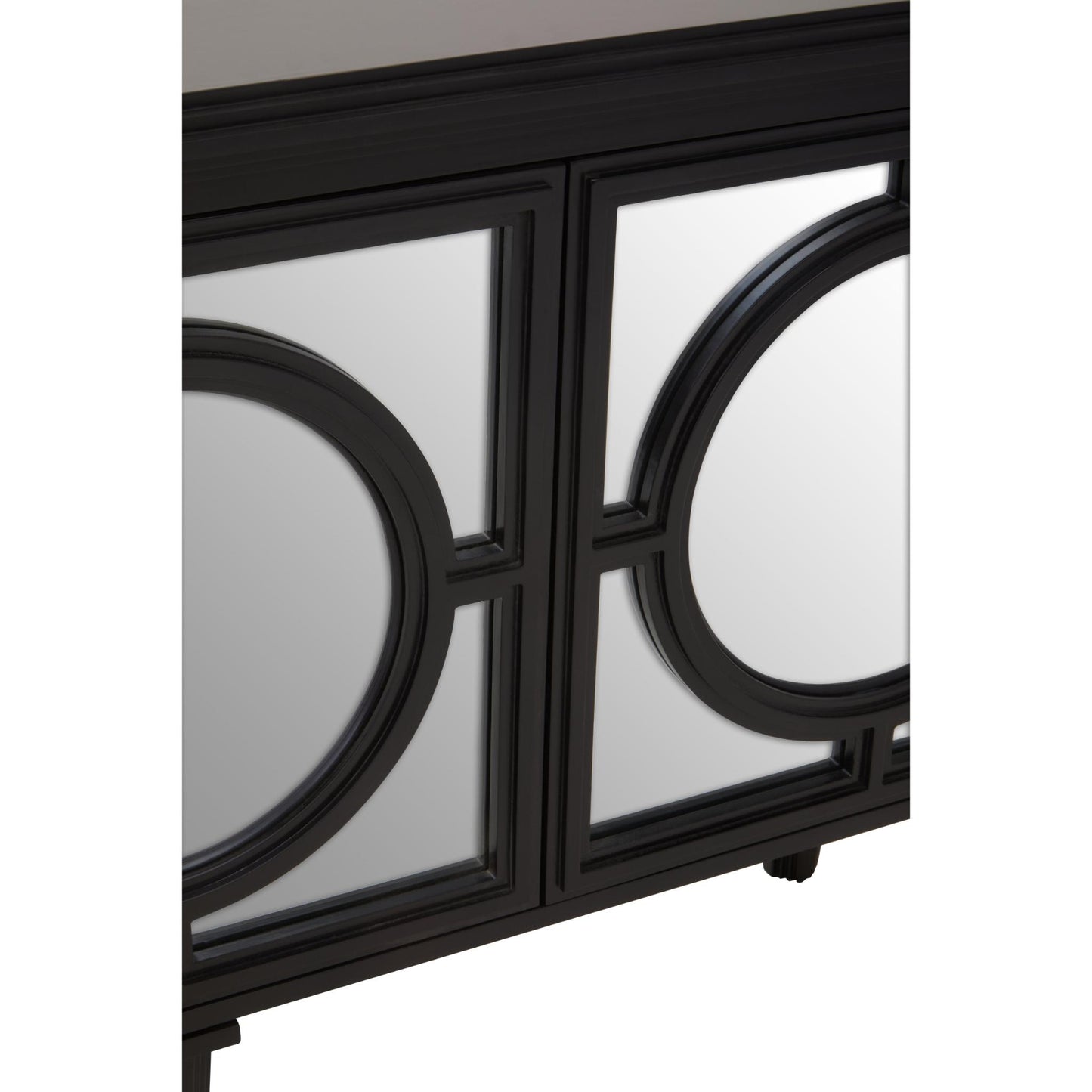 Convex_Mirror_Black_Classic_Lattice_Overlay_Sideboard_Lattice_Overlay_Detail