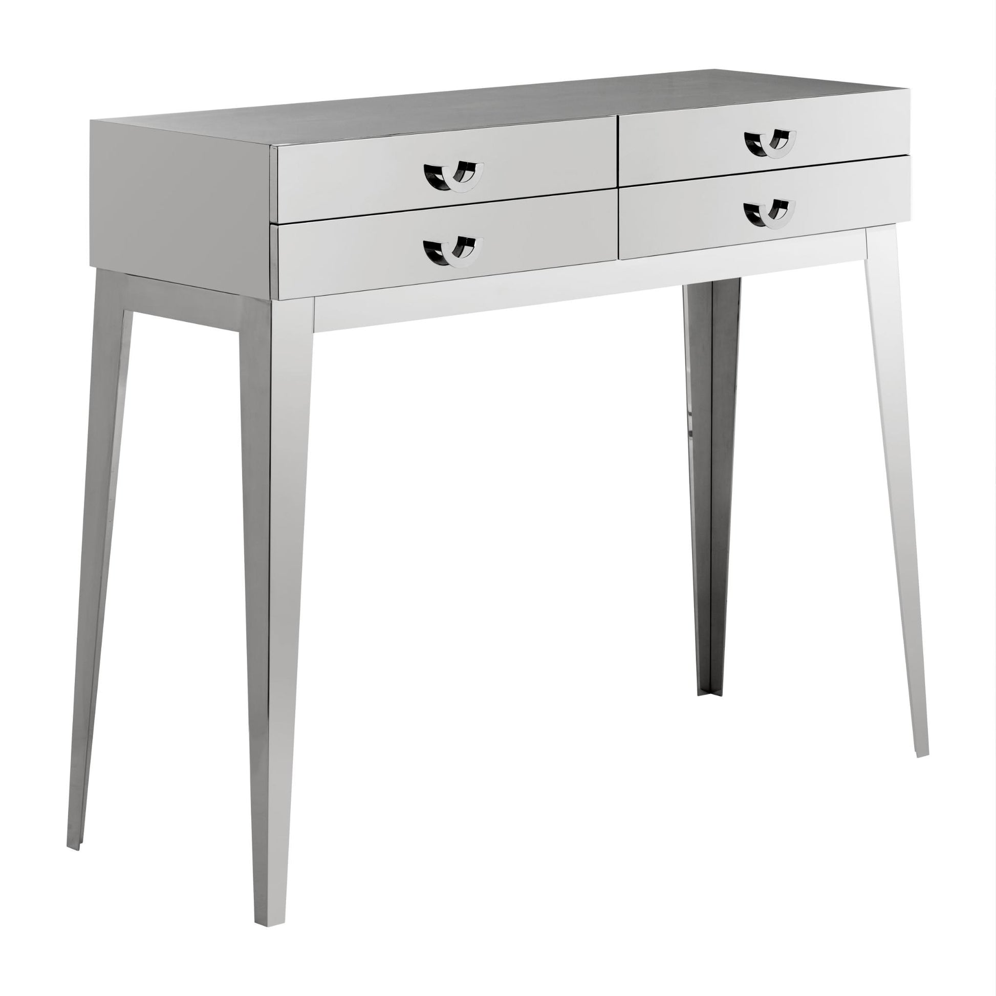 Industrial Chic 4 Drawer Console Table