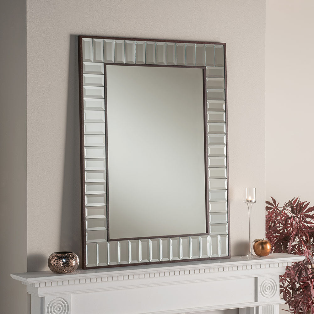 St. Tropez Wall Mirror in Wenge