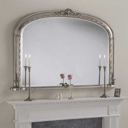 Windsor_Over-Mantle_Mirror_Silver